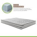 Ver imagem 4 de Colchão Casal Unique D33 Plus Duoface 14x138x188cm Paropas By Ecosono Branco/Rustico/Clean