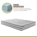 Ver imagem 4 de Colchão Casal Unique D33 Plus Duoface 25x138x188cm Paropas By Ecosono Branco/Rustico/Clean