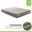 Ver imagem 4 de Colchão Casal Unique D45 Plus Duoface 20x138x188cm Paropas By Ecosono Cinza/Platinum