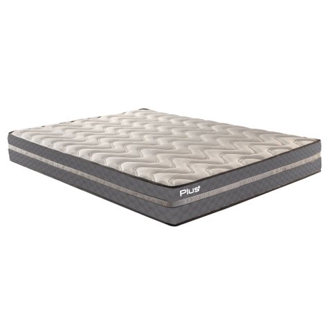 Colchão Casal Unique D45 Plus Duoface 20x138x188cm Paropas By Ecosono Cinza/Platinum