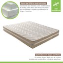 Ver imagem 4 de Colchão Casal Quality D33 Duoface 26x138x188cm Paropas By Ecosono Prata/Rustico