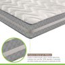 Colchão Casal Quality D33 Duoface 26x138x188cm Paropas by Ecosono - 6