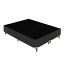 Ver imagem 1 de Base Box Queen Íris 42x158x198cm Preto/Elegancy Paropas By Ecosono