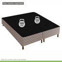 Ver imagem 5 de Base Box Queen Galaxy 42x158x198cm Prata/Rustico Paropas By Ecosono