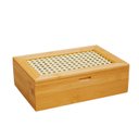 Ver imagem 1 de Caixa para Chá e Especiarias Bambu e Palhinha - Mimo Style 10107 Bm24029