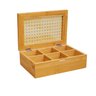 Caixa para Chá e Especiarias Bambu e Palhinha - Mimo Style 10107 Bm24029 - 2
