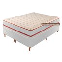 Ver imagem 6 de Base Box Queen Mônaco 42x158x198cm Branco/Rustico/Bordo Paropas By Ecosono