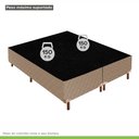 Ver imagem 5 de Base Box Queen Júlia 42x158x198cm Bege Paropas By Ecosono