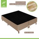 Ver imagem 2 de Base Box Queen Júlia 42x158x198cm Bege Paropas By Ecosono