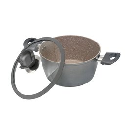 Panela Antiaderente Caçarola em Granito Orleans 24cm A5 Cor Cinza - 2