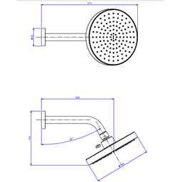 Chuveiro Deca Flex Plus Redondo de Parede Cromado 2083.c.std - 3