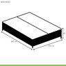 Base Box King Samambaia 42x193x203cm  - 4
