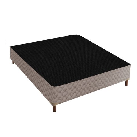Base Box Casal Galaxy 42x138x188cm Prata/Rustico Paropas By Ecosono