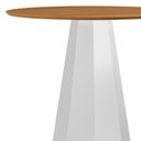 Ver imagem 2 de Mesa Jantar Isis 117x117 sem Vidro Off White/ype - Nc