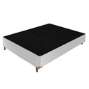 Ver imagem 1 de Base Box Casal Mônaco 42x138x188cm Branco/Rustico/Bordo Paropas By Ecosono