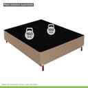 Ver imagem 5 de Base Box Casal Júlia 42x138x188cm Bege Paropas By Ecosono