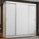 Ver imagem 2 de Guarda-roupa Casal Madesa Reno 3 Portas de Correr