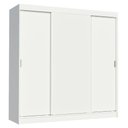 Ver imagem 3 de Guarda-roupa Casal Madesa Reno 3 Portas de Correr