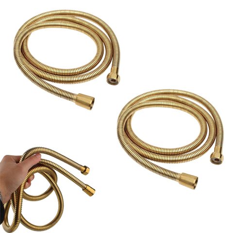 Engate Ducha Higienica Kit 2 Uni Chuveirinho 1 Metro e 20cm Banheiro Mangueira Hidraulica Sanitario 