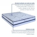 Ver imagem 7 de Colchão Queen Molas Ensacadas Mônaco 32x158x198cm Paropas By Ecosono Branco/Azul