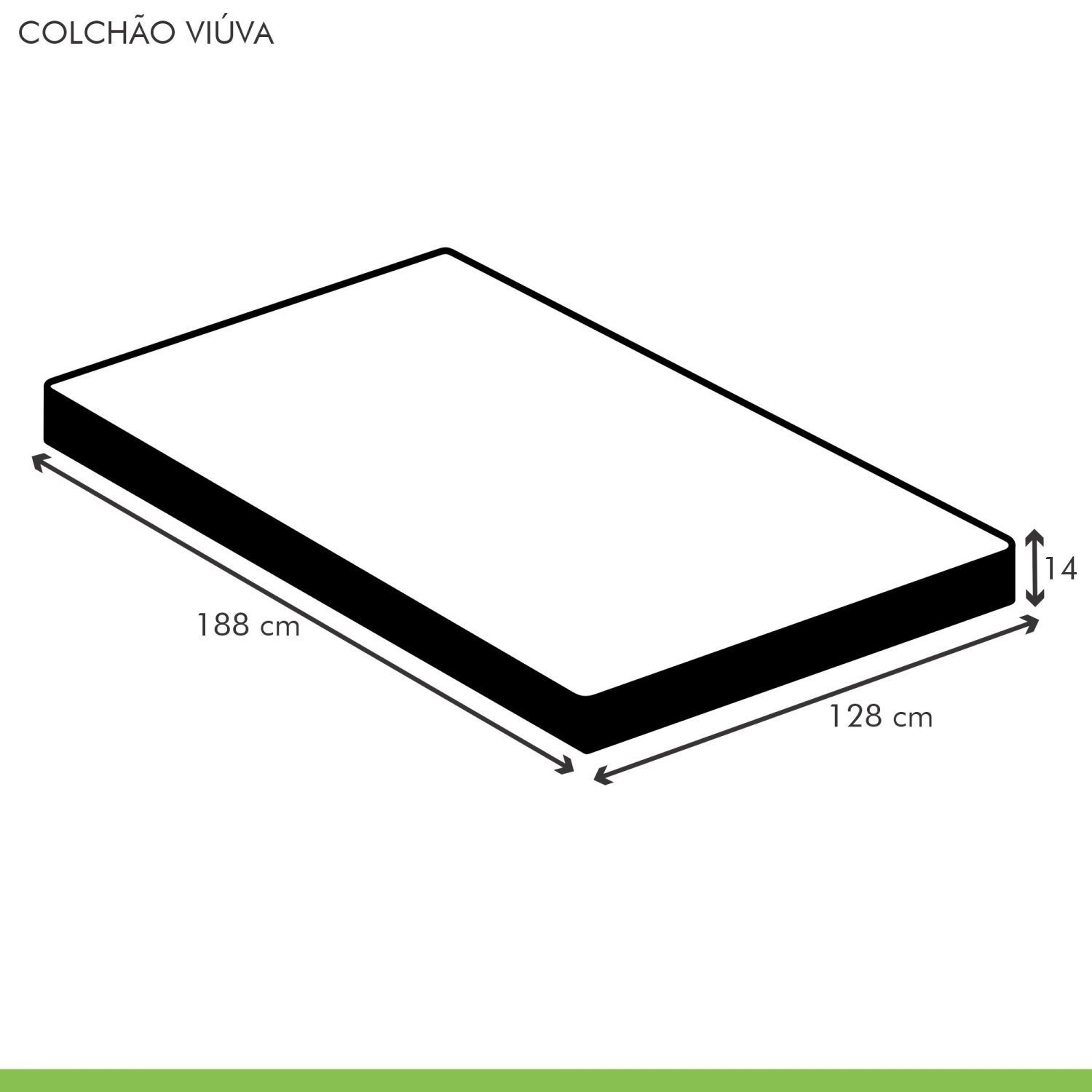 Colchão Viúva Unique D33 Duoface 14x128x188cm  - 5