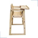 Ver imagem 7 de Cadeira Refeição com Bandeja Pinus 2 Un Cor:natural