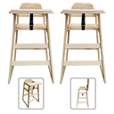 Ver imagem 1 de Cadeira Refeição com Bandeja Pinus 2 Un Cor:natural