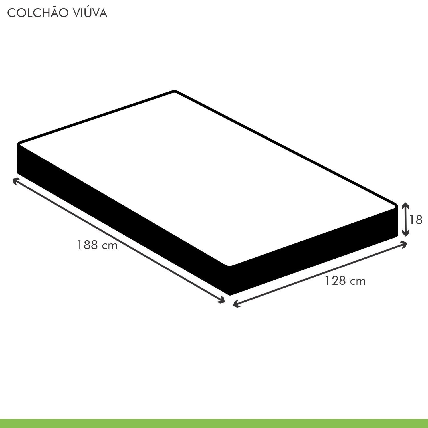 Colchão Viúva  Unique D45 Duoface 18x128x188cm - 5