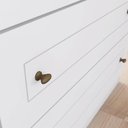 Ver mais imagens de Berço Tutto New e Cômoda Infantil Mississipi Branco Fosco - Matic