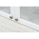 Ver imagem 6 de Cristaleira de Cozinha Americana c/ 2 Portas (2 c/Vidro) c/ 2 Gavetas Branco - Henn