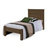 Cama De Solteiro Luther Castanho Com Colchão - 2