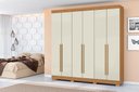 Ver imagem 2 de Guarda Roupa 6 Portas 2 Gavetas Internas - 230