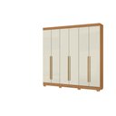 Ver imagem 1 de Guarda Roupa 6 Portas 2 Gavetas Internas - 230