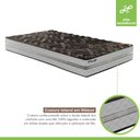 Ver imagem 5 de Colchão Solteirinho Unique D33 Plus Duoface 25x78x188cm Paropas by Ecosono