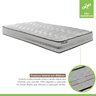 Colchão Solteiro Unique D33 Plus Duoface 14x78x188cm Paropas by Ecosono - 5
