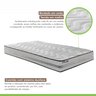 Colchão Solteiro Unique D33 Plus Duoface 14x78x188cm Paropas by Ecosono - 3