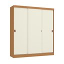 Ver imagem 2 de Guarda-roupa 3 Portas de Correr Kappesberg Canela/off White 180cm