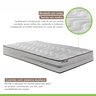 Colchão Solteirinho Unique D33 Plus Duoface 25x78x188cm Paropas by Ecosono - 3