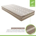 Ver imagem 5 de Colchão Solteiro Unique D33 Plus Duoface 25x88x188cm Paropas By Ecosono Bege/Rustico