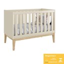 Ver imagem 7 de Berço Mini Cama Classic Areia Fosco Pés Madeira Natural com Colchão D18 - Reller Móveis