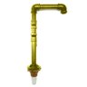 TORNEIRA DESIGN INDUSTRIAL CLASSICA PVC REGISTRO ESFERA 3/4: DOURADO - 3