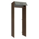 Ver imagem 7 de Porta-geladeira 83 Cm 1 Porta Basculante Rustic/cinza Agata Madesa