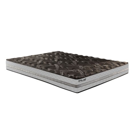 Colchão Viúva Unique D33 Plus Duoface 14x128x188cm Paropas By Ecosono Preto/Elegancy/Black