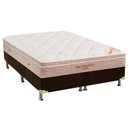 Ver imagem 1 de Conjunto Box King: Colchão Espuma Ortobom Apollo Viscomemory + Cama Box Suede Brown (186x198)