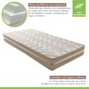 Ver imagem 4 de Colchão Solteiro Quality D33 Duoface 26x88x188cm Paropas By Ecosono Prata/Rustico