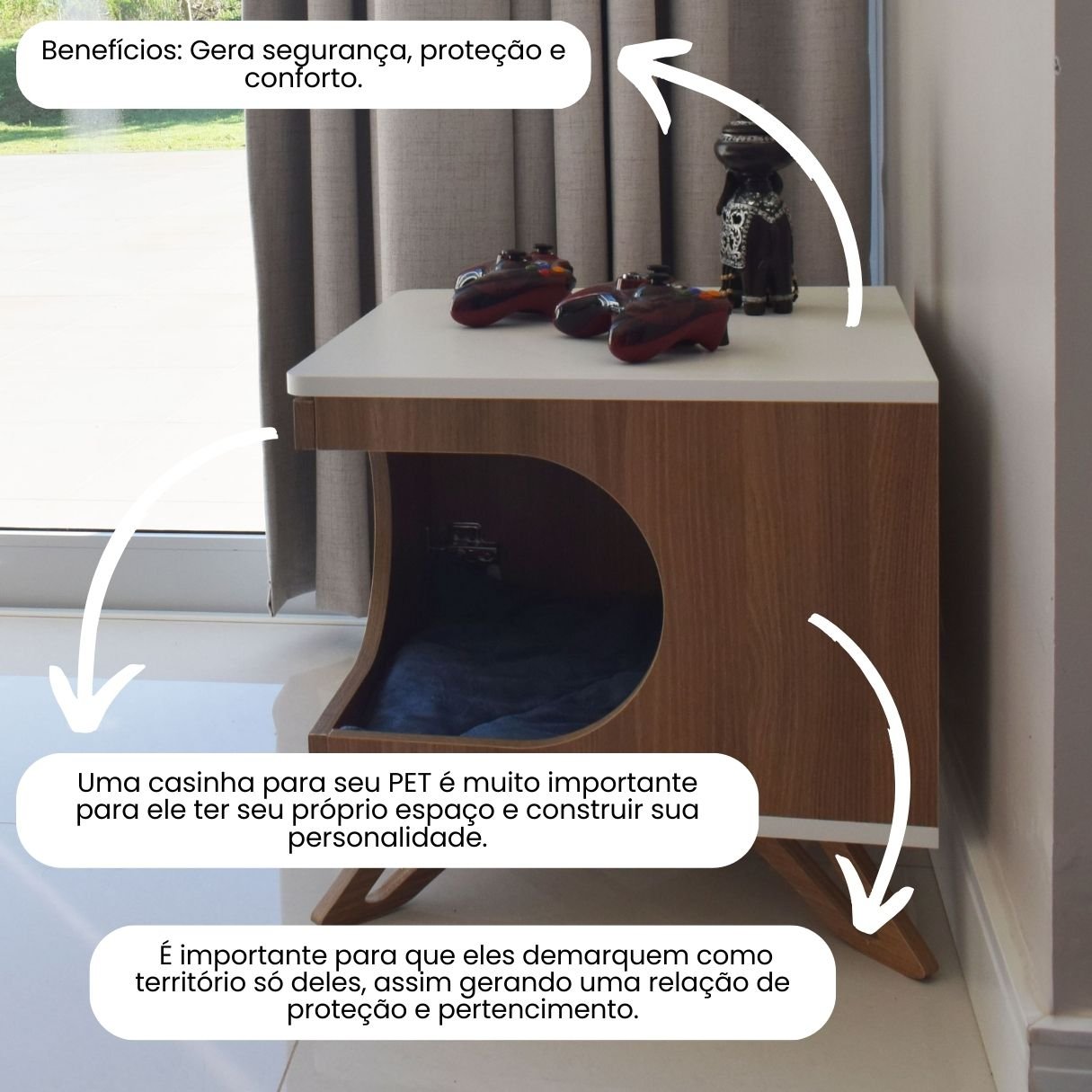 Mesa de Canto Pet Mdf Style - 3