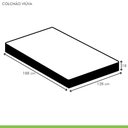 Ver imagem 6 de Colchão Viúva Unique D45 Plus Duoface 18x128x188cm Paropas by Ecosono