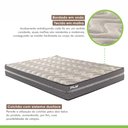 Ver imagem 2 de Colchão Viúva Unique D45 Plus Duoface 18x128x188cm Paropas by Ecosono