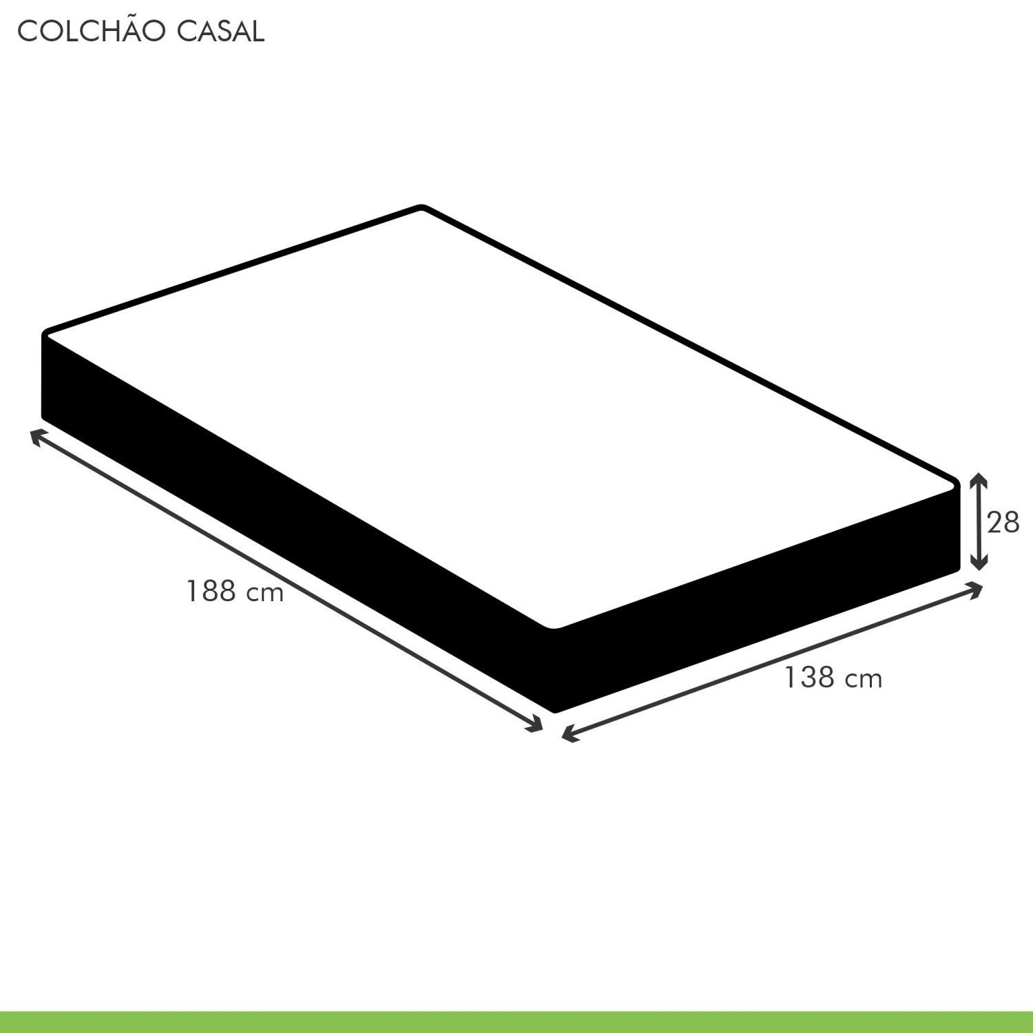 Colchão Casal Molas Extrapedic Íris 28x138x188cm  - 5