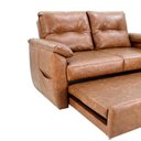 Ver imagem 7 de Sofá Cama 2 Lugares Casal 1,60 Mts Facto Marrom Tiffany Matrix Cor:sintetico Rustico Whisky